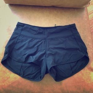 Lululemon black workout shorts